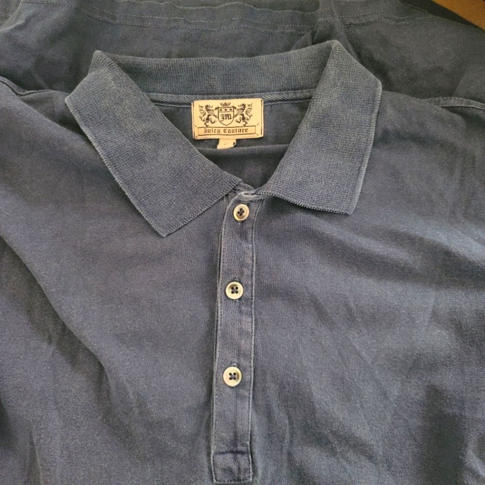 Juicy Couture Men's Blue Polo